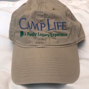 Camp Life Family Legacy hat with adjustable strap